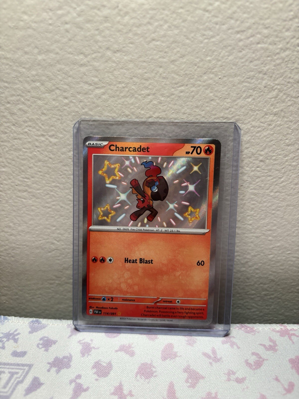 Charcadet - 114/091 - SV: Paldean Fates (PAF) - Mint/NM