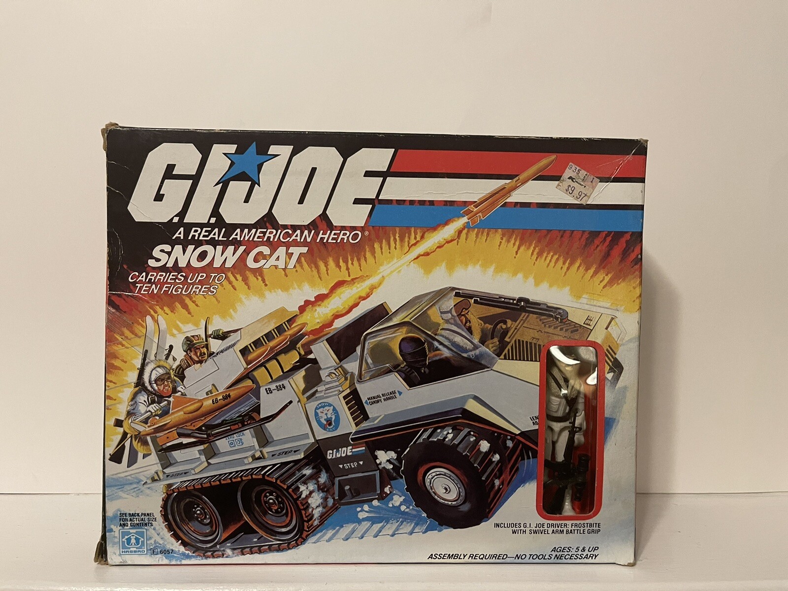 Vintage 1985 GI Joe Snow Cat MISB FACTORY  SEALED great condition