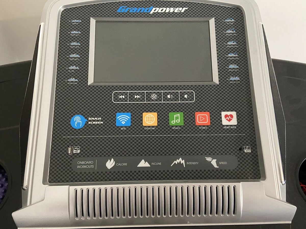 GrandPower Ti2300 Treadmill Used. Excellent Condition Internet Connection