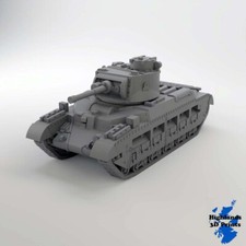 a12 Matilda II BEF Tank WW2 Tabletop Gaming 3D Print