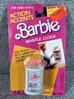 Barbie Action Accents Mantle Clock Doll House Accessory Vtg 1988 Mattel #7936
