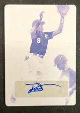 2018 Leaf Perfect Game Julio Roche Magenta Printing Plate Auto 1/1