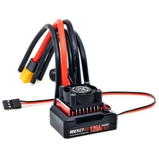 Rocket-RC 120A Sensored Brushless ESC for 1/10 RC Car 380 540 Motor w/BEC 6V/4A