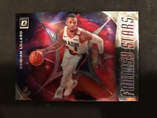 2019-20 Donruss Optic Fantasy Stars - #9 Damian Lillard - Portland Trail Blazers