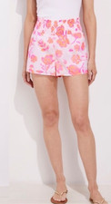 NWT  Vineyard Vines Summer Blooms Smocked Waist Shorts  Size L