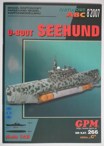 GPM 266 (8/2007) - German submarine Seehund - 第 1/5 張圖片