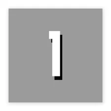 1 Hull Number Decal - US Navy Ship Decal - Model Kit Decal - Navy Veteran Decal