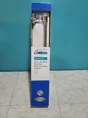NEW Gatco District II 18 in. Towel Bar in Chrome 5361 FREE SHIPPING 