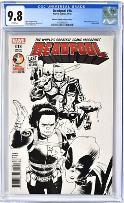 Deadpool #18 (2016) - CGC 9.8 - Diamond Retailer Summit Sketch Variant ...