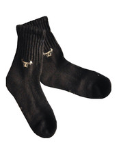 Wool Natural Warm Winter Mongolian Ski Socks FREE USA Shipping BR Size US 9/10