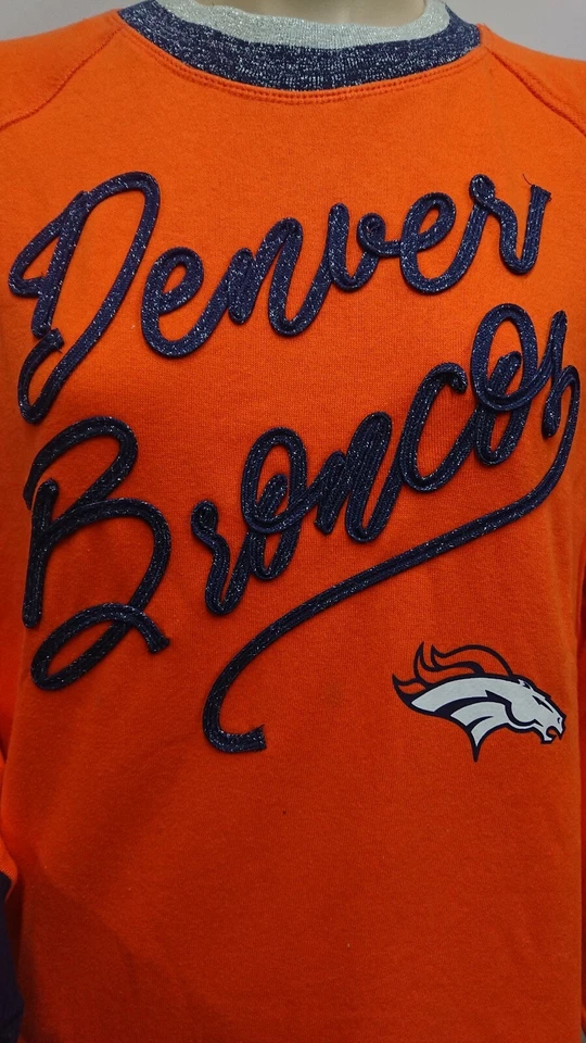 NFL Denver Broncos Officially Licensed Women's Hail Mary Sweatshirt G-III - Image 3 of 4