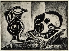 Black Jug and Skull : Pablo Picasso : 1946 : Archival Art Print