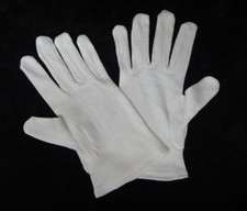L.A. Gold Leaf - White Gilding Gloves 100 cotton 1 Pair
