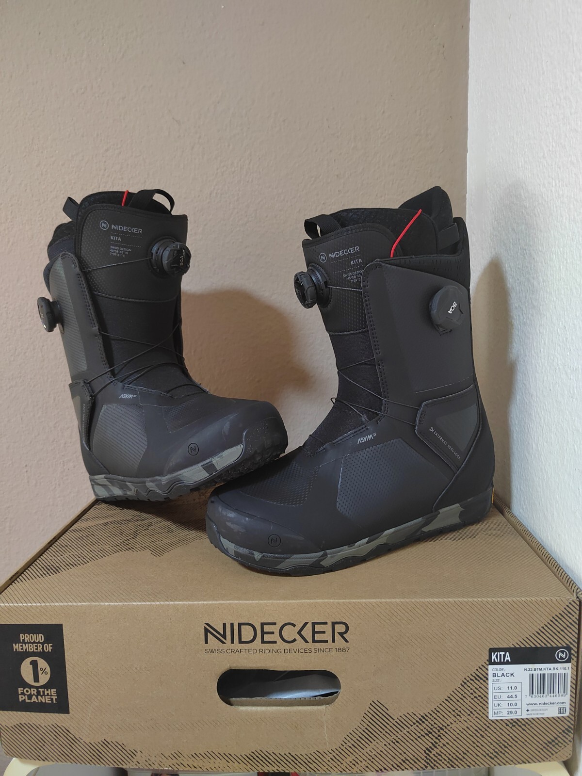 NIDECKER Snowboard Schuhe Snowboardboot KITA Boot 2024 black Snowboard Schuhe