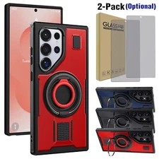 For Samsung S25/S25+/S25 Ultra Ring Stand Case Cover / Privacy Screen Protector