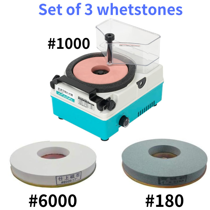 Afilador de cuchillos con 3 piedras de afilar Shinko Manufacturing Homecutter STD-135F