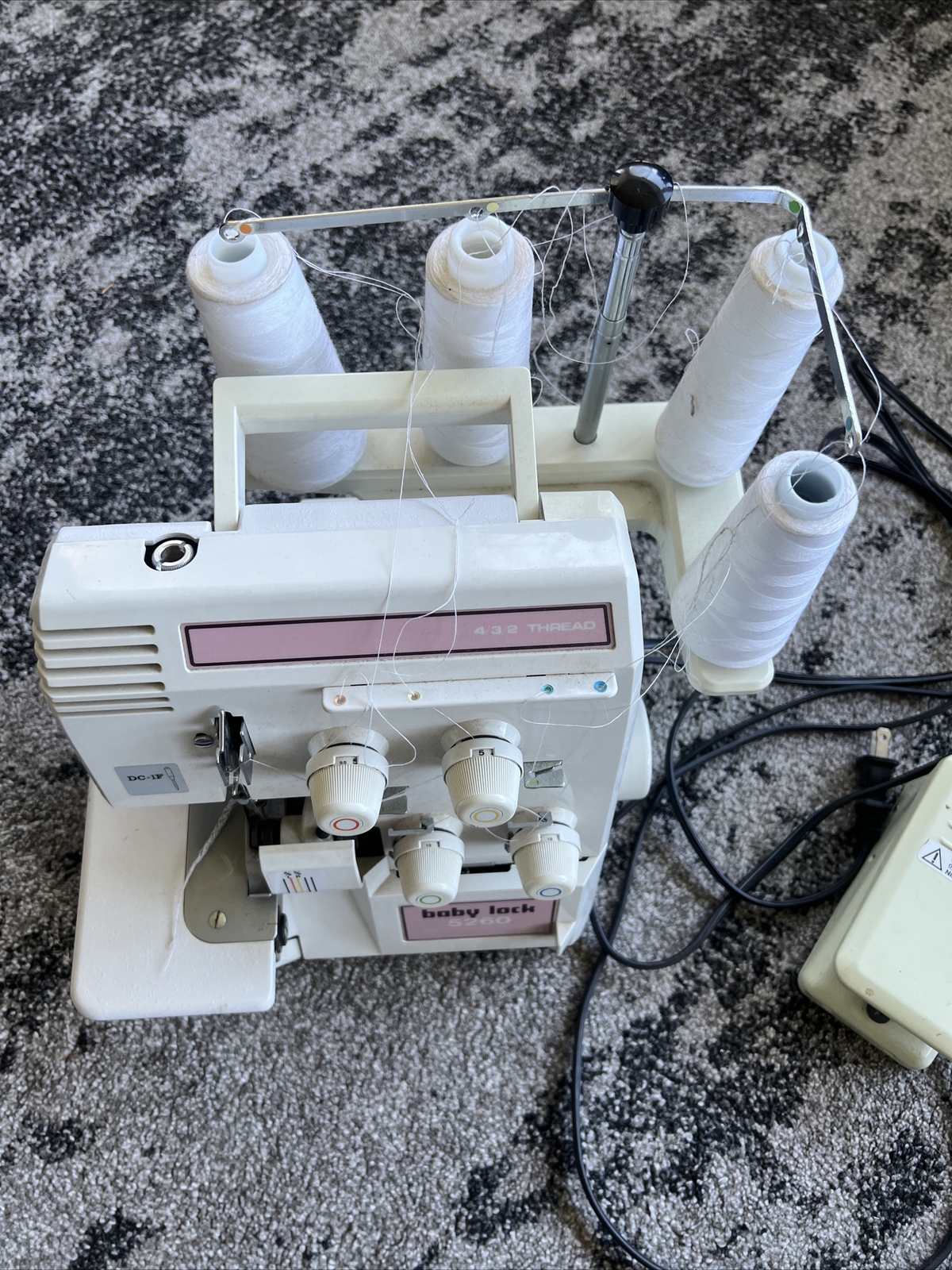 Juki Baby Lock 5260 Serger Sewing Machine Vintage Japan RARE READ! eBay