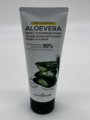 FROM NATURE Aloe Vera Cleansing Foam Soothing Moisturizing 5.29 oz Sealed