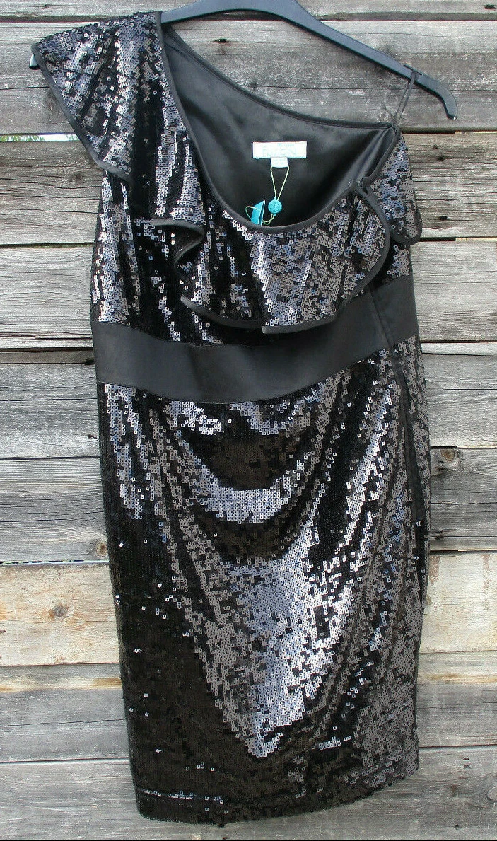 Monsoon size 14 sequin one shoulder dress NEW WITH TAG eBay