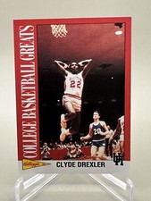 CLYDE DREXLER 1992 Kellogg's College Basketball Greats #2 - NM/MT - Cougars
