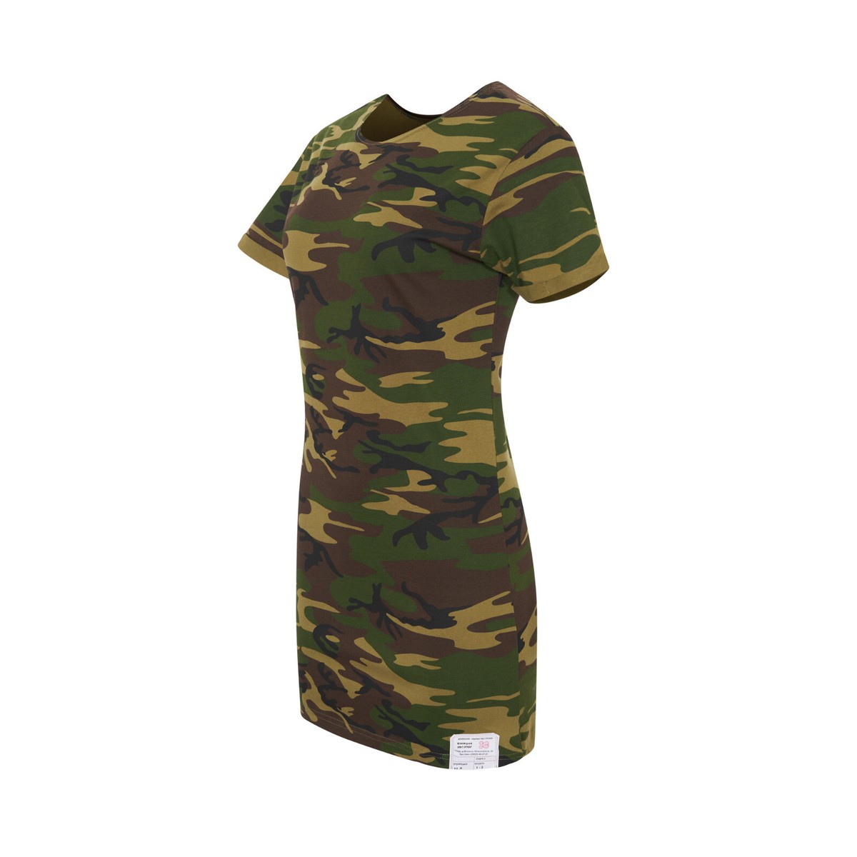 Womens Dress T Shirt Short Sleeve Top Tee Army Camouflage Summer Fashion  Camo