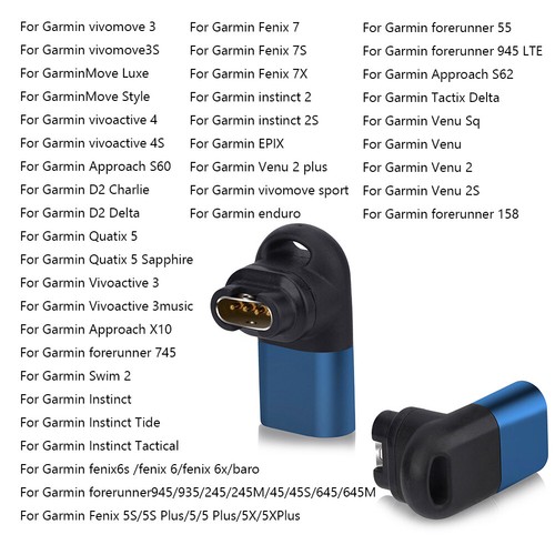 Type C Charging Connector 90 Degree Elbow Accessories for Garmin Fenix 7/7S/7X/6 - Zdjęcie 5 z 12