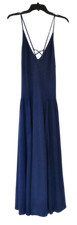 New NWT Free People Eros Strappy Sexy Free-Est Maxi Dress Cobalt Blue S M L XL