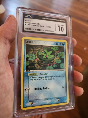 Lotad graded CGC 10 for sale on eBay