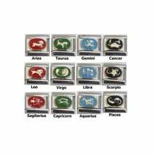 Stainless Steel 9MM Italian Charms Colored Zodiac Charm U PIK