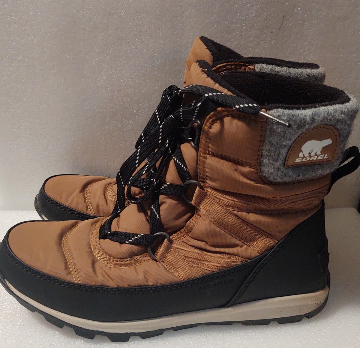 Sorel Women's Whitney II Short Lace Waterproof Boot Carmel Brown