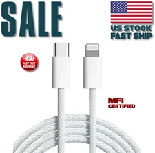 Fast Charging USB-C to iPhone Cable 3ft For 15 14 13 12 11 Pro Max iPad NEW