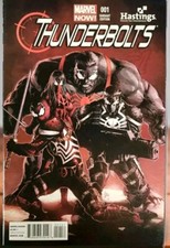 Thunderbolts #, Venomized Variant, HASTINGS EXCLUSIVE, 2013 Marvel, VG/FN