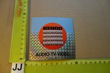 Alter Aufkleber Foto Video Kamera Film Zubehör KENDO Videorecorder (JB)
