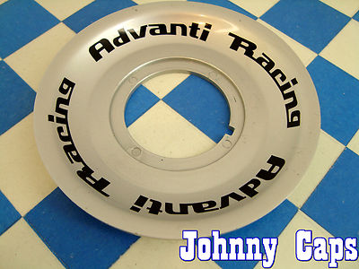 Advanti Racing Wheels Silver Center Caps Unknown Wheel Center Cap Lug-Cover (1) 