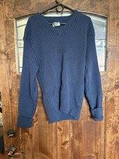 British Comando Sweater CREW Neck Wooly Pully Size 40