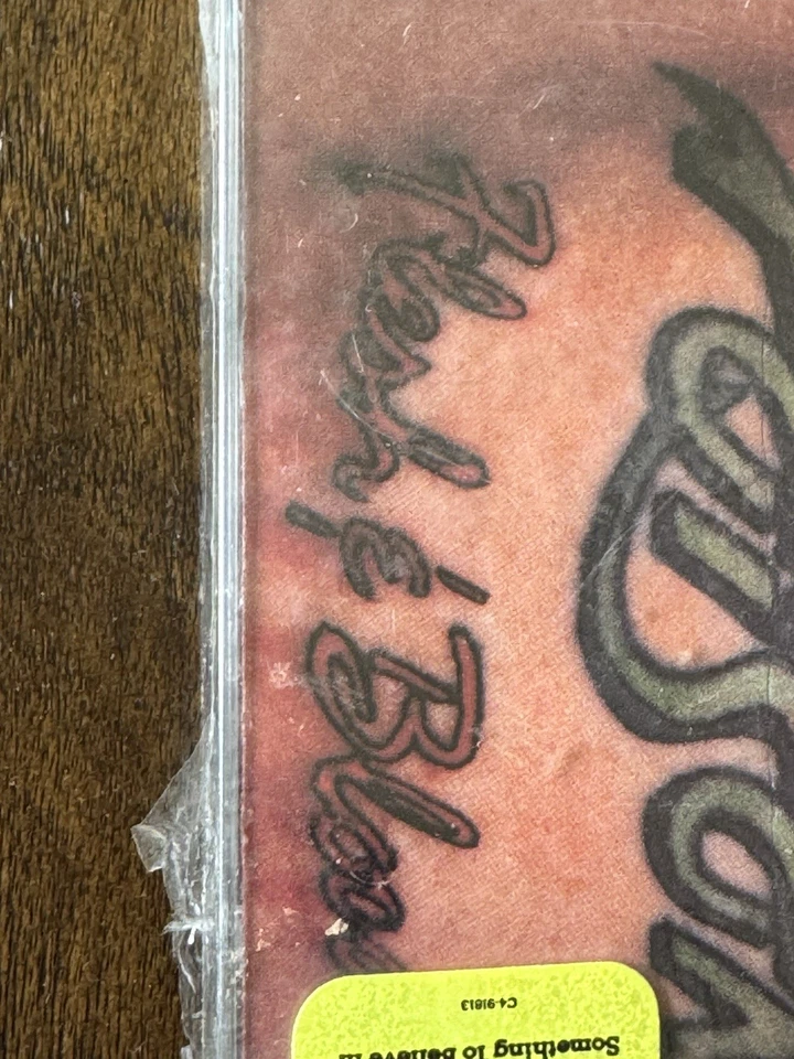 RARE SEALED BLOODY POISON Flesh & Blood Cassette 1st pressing BLOOD Tattoo cover - Image 2 of 4