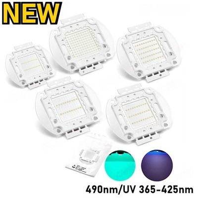 High Power UV Cyan SMD LED COB Bulb 20W 30W 50W 100W Ultraviolet Beads NEW