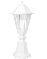 ASD Lighting Patio Coach Outdoor Wall Lantern Light White IP44 Polycarbonate