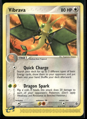 Pokemon - Vibrava 22/97 Regular EX Dragon LP