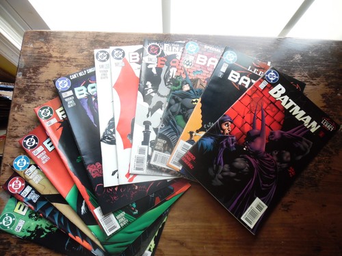 Batman 12 sequential (533 to544) aug 96 to july 97 Moench & more VG+