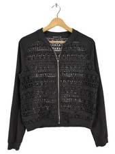 STRADIVARIUS Giacca in maglia Donna Maglieria Taglia IT 42 nero stile casual