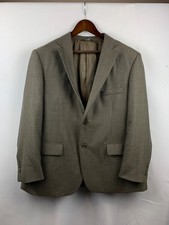 Men  s Pronto Uono Brown Pattern Coat Modern Blazer Size L