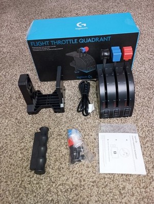Logitech 945000032 Flight Throttle Quadrant - Black