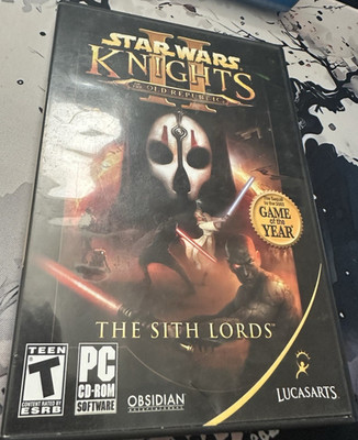 LucasArts Star Wars KOTOR II Sith Lords PC Complete 4 Discs. Manual Included