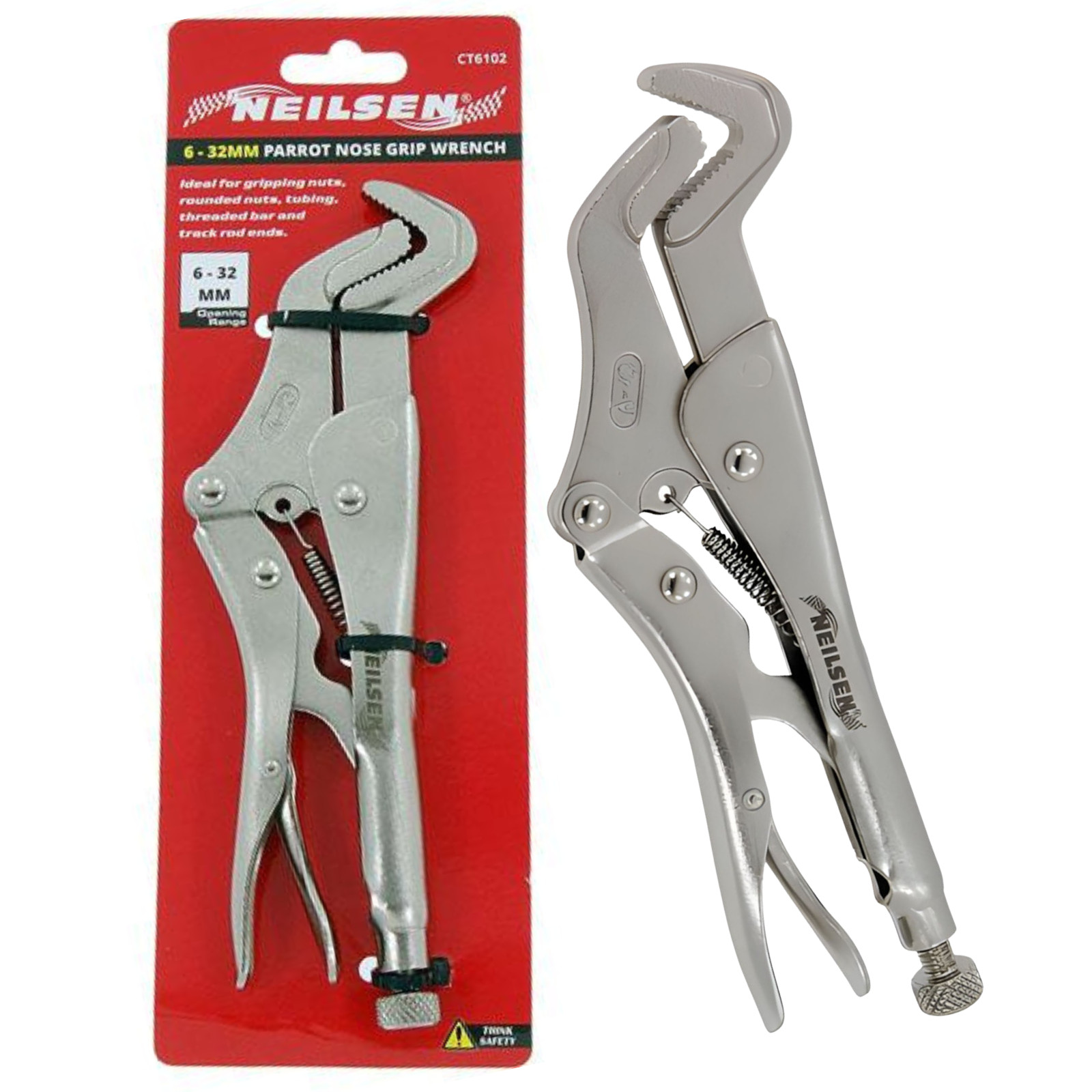 Neilsen 250mm Parrot Nose Locking Mole Grip Vice Plier Quick Release - Image 12