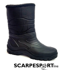 Scarponi uomo donna doposci spritz impermeabili imbottiti stivali caldi da neve