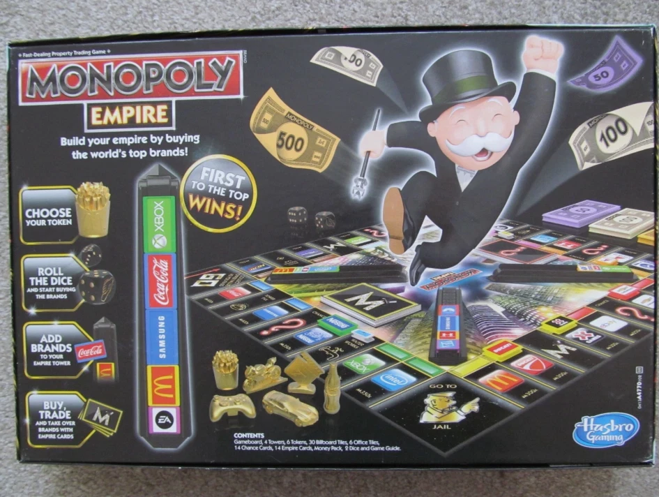 Monopoly Empire Board Game - Hasbro Games 2013 - Gold Edition - Image 2 of 3
