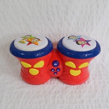 The Wiggles Bongo Drums, Rare 2008 Collectible Toy (Not Working)