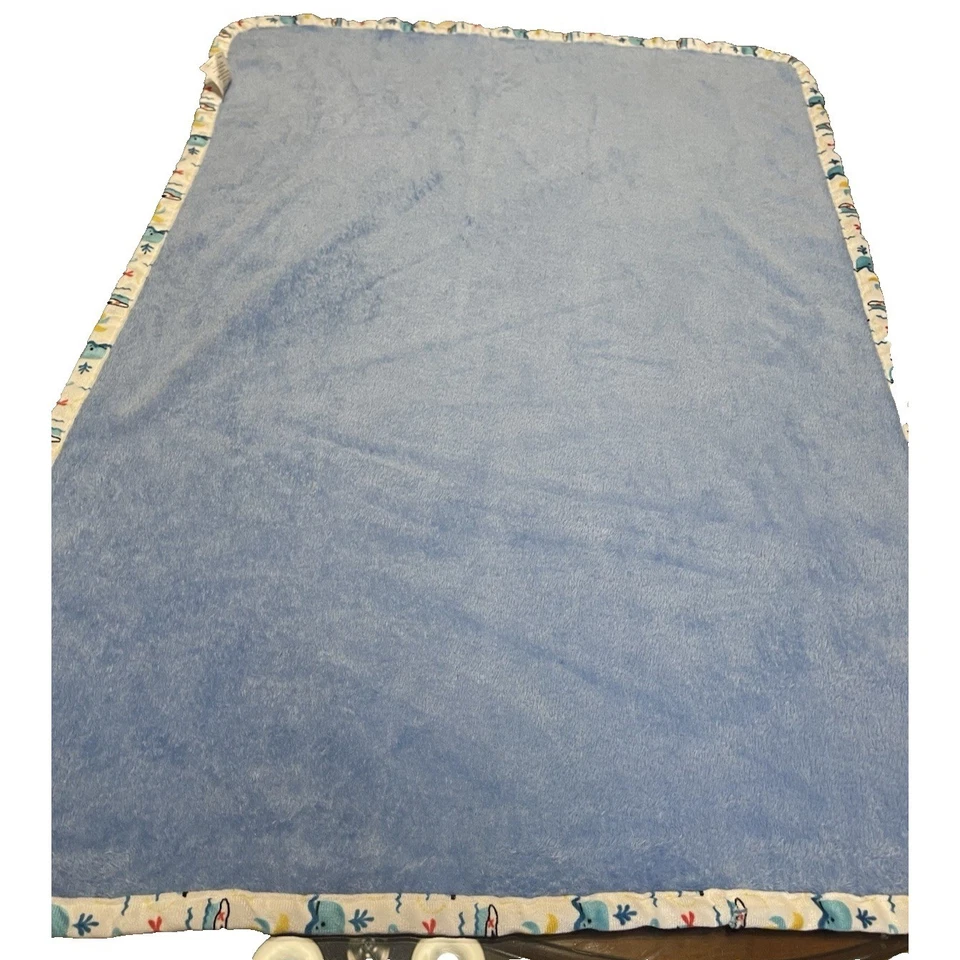 Manta Pirata Azul Favorita Le Bebe Bebé Pulpo Océano Náutico Foto 3 de 4