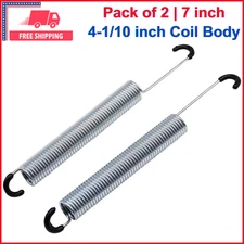 7" Recliner Sofa Chair Mechanism Tension Springs Pack of 2 Long Neck Hook Style